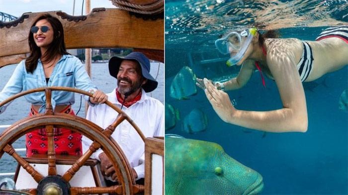 Parineeti Chopra enjoys scuba diving in the Great Barrier Reef