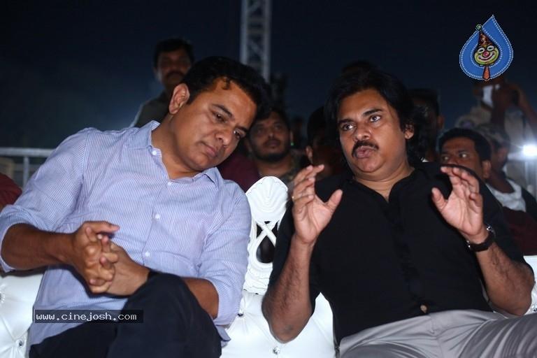 Pawan Kalyan & KTR at Bheemla Nayak Pre Release Event 