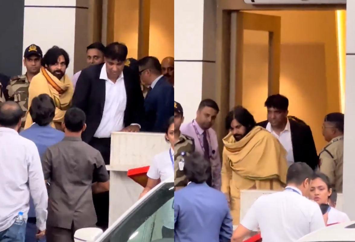 Pawan Kalyan Arrives In Mumbai 