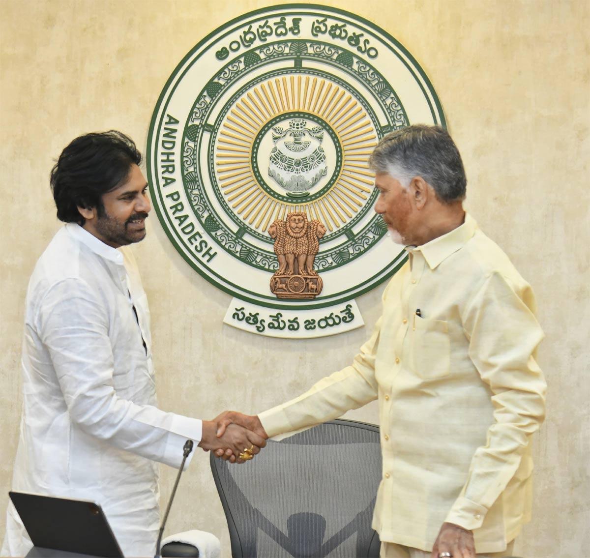Pawan Kalyan attends AP Cabinet Meeting