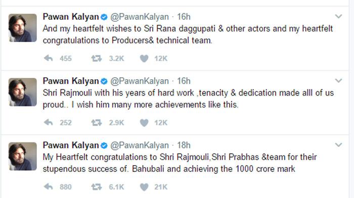 Pawan Kalyan Heaps Praises on Baahubali 2