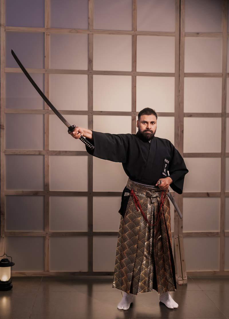 Pawan Kalyan Inducted into Kenjutsu