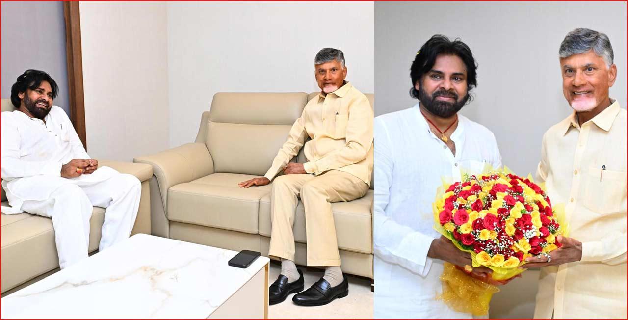 Pawan Kalyan Meets Chandrabab