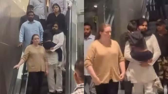 Pawan  Returns to Hyderabad with Recovered Son