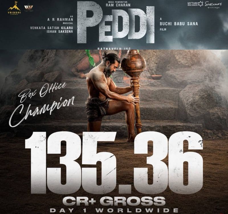 Peddi first day collections