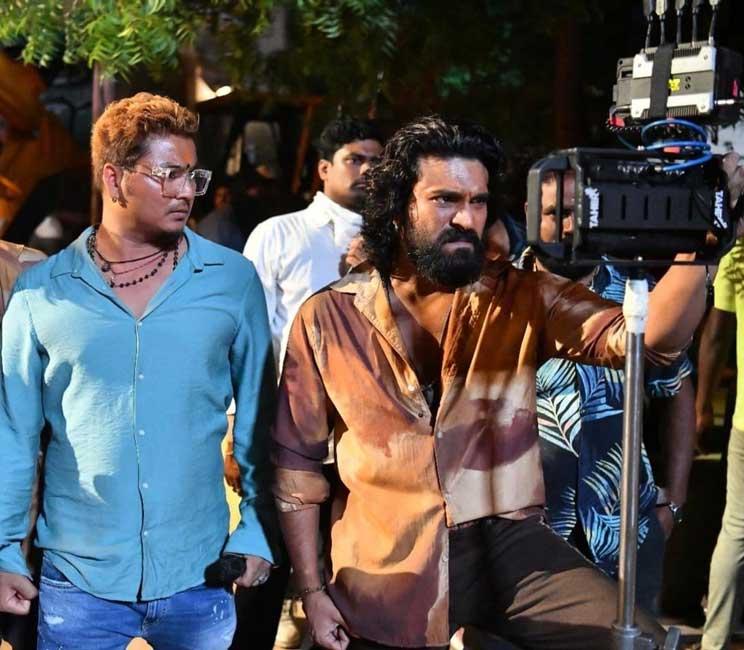 Peddi Massive Train Action Sequence
