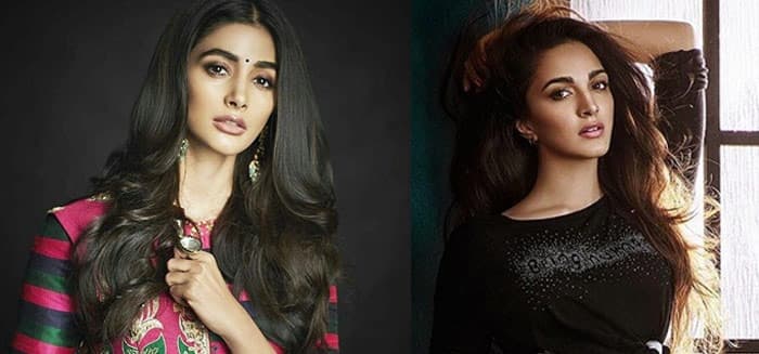 Pooja Hegde and Kiara Adwani in Tollywood Top Race