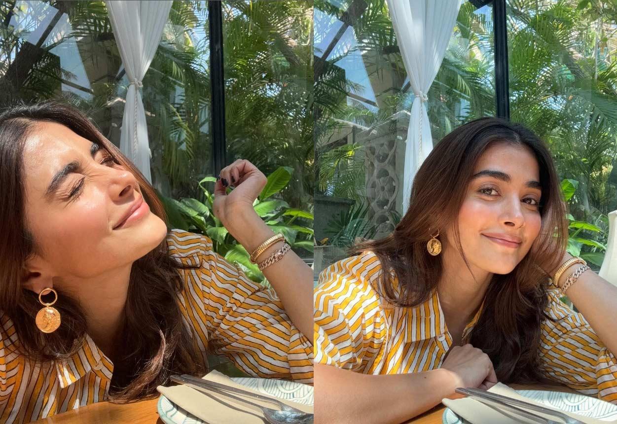 Pooja Hegde Enjoying the sunrise
