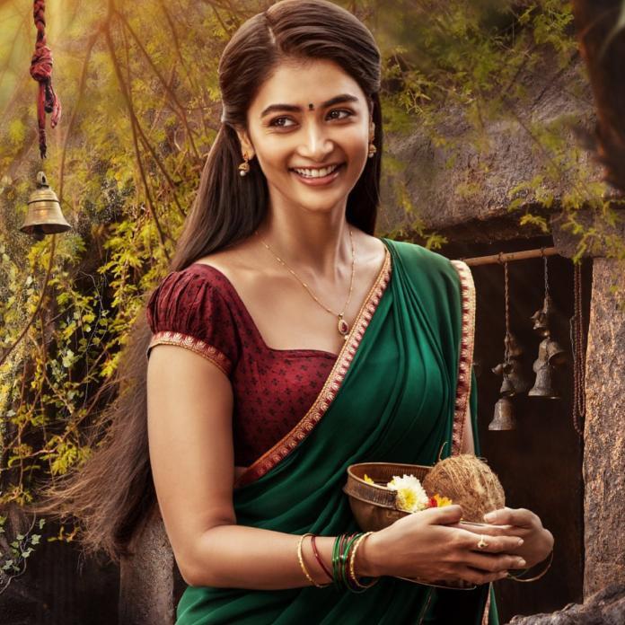 Pooja Hegde hitting a hat trick