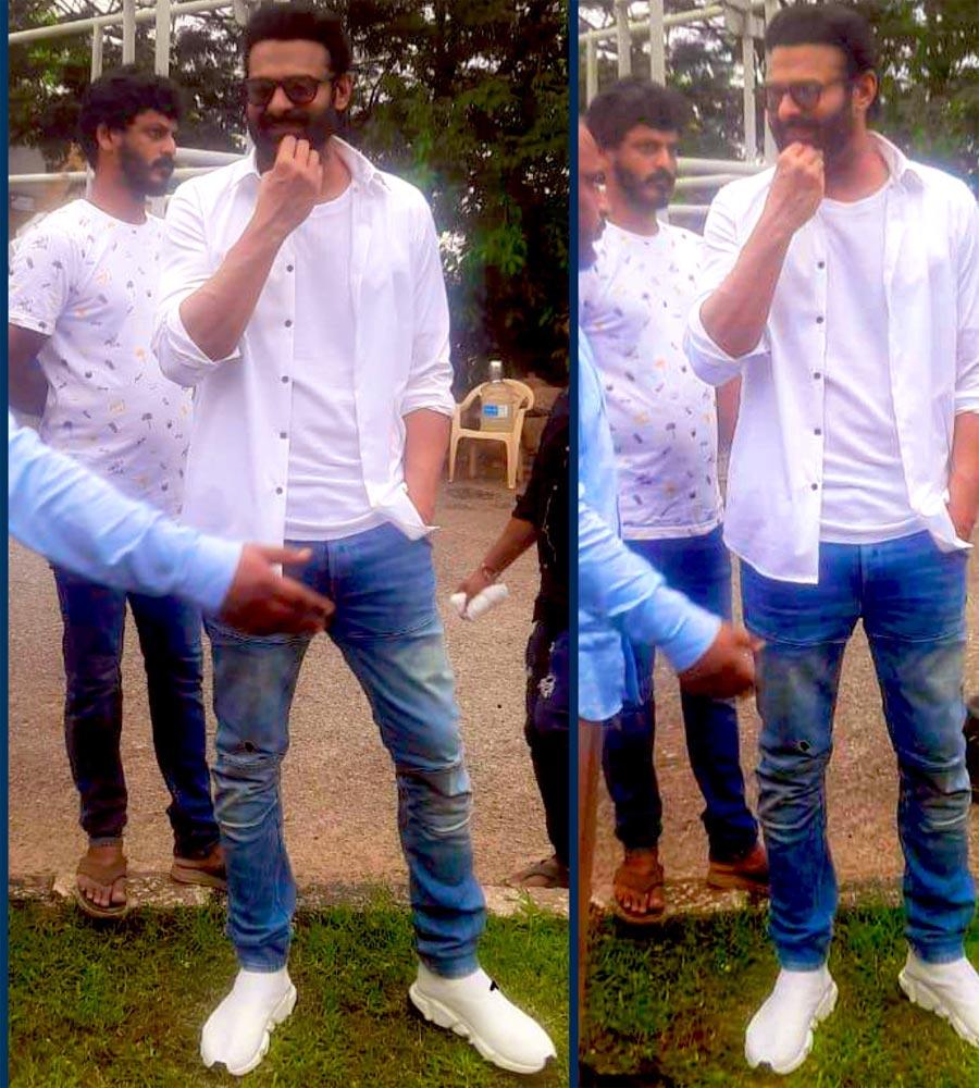 Prabhas in new look