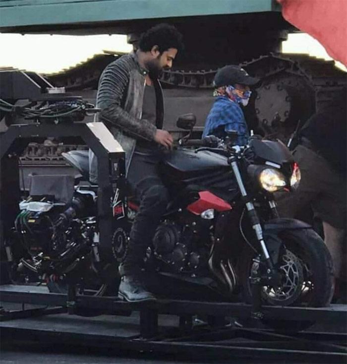 Prabhas Sahoo Movie On location Photo Leaked