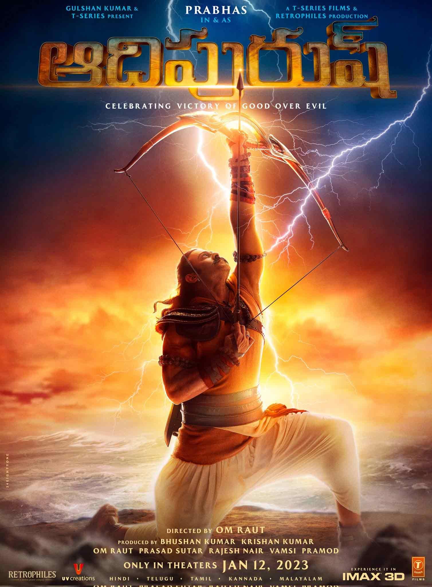 Prabhas Stunning Look as Adipurush