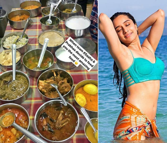 Prabhas Treats Shraddha Kapoor With Hyderabadi Dishes
