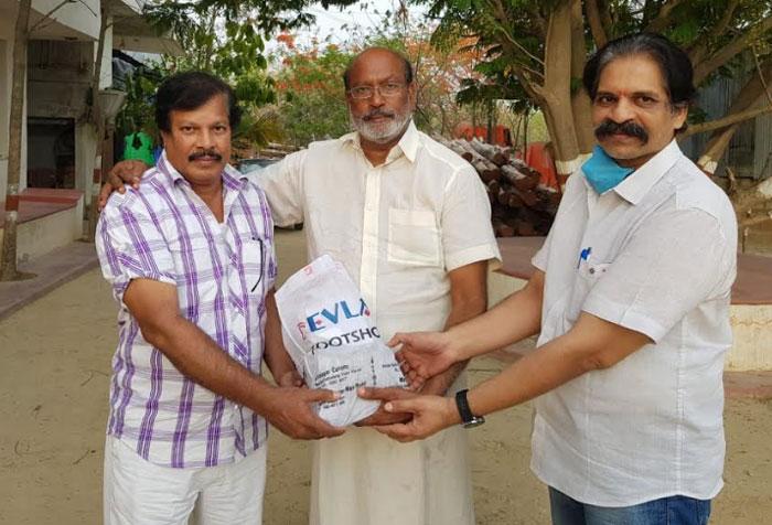 Producer Chadalavada Srinivasa Rao Helps Cine workers 3rd time