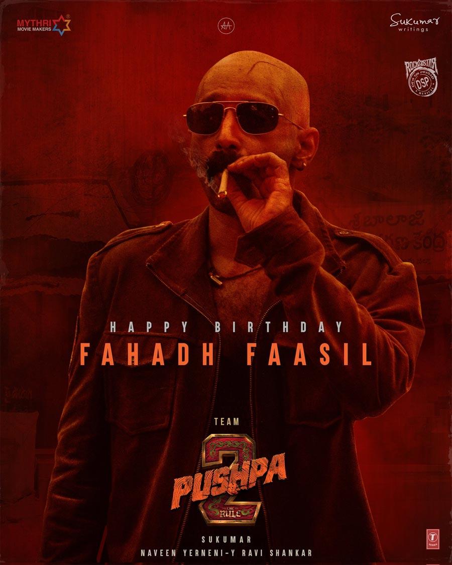 Pushpa 2: Fahadh powerful look