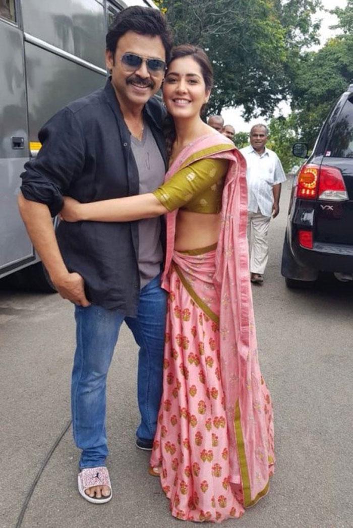 Raashi khanna look revealed from Venkymama