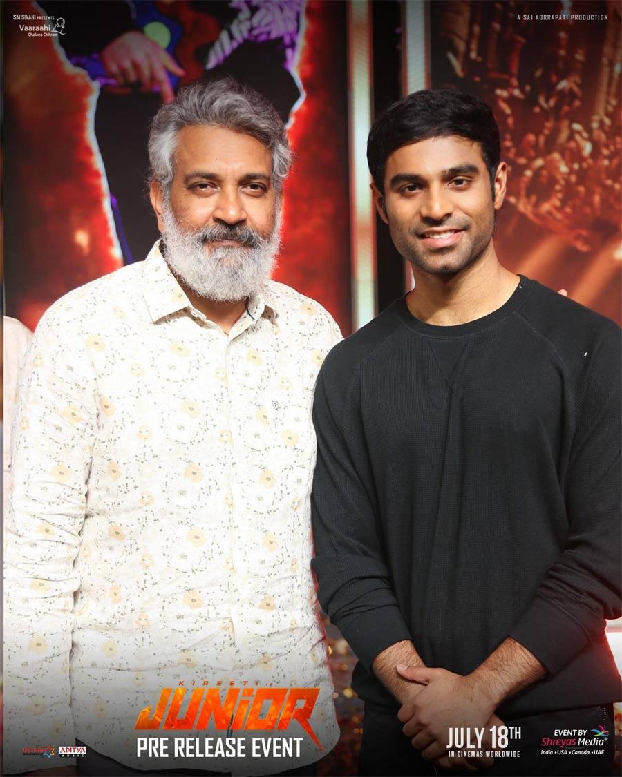 Rajamouli at Junior Pre Release Event 