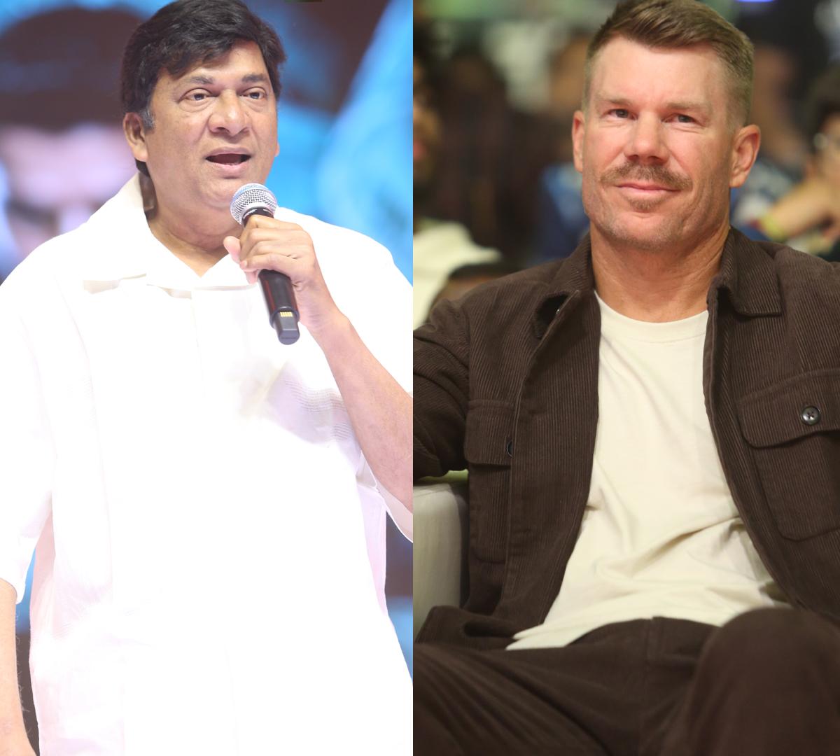 Rajendra Prasad funny comments on David Warner