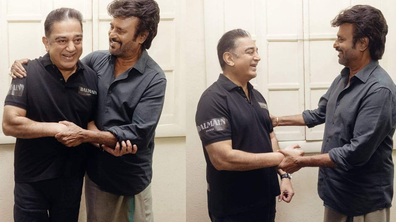 Rajinikanth, and Kamal Haasan bond strongly 