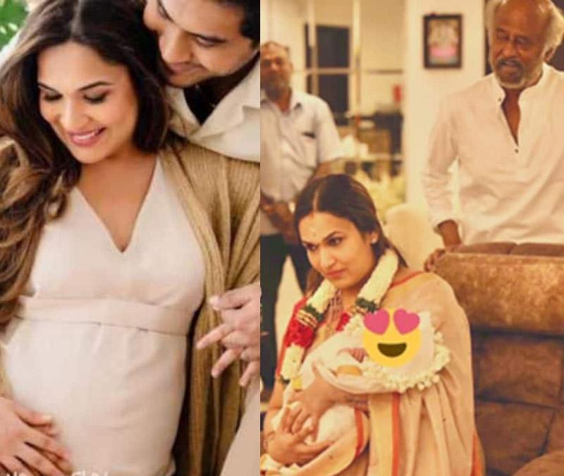 Rajinikanth Daughter Soundarya Shares First Picture Of Son