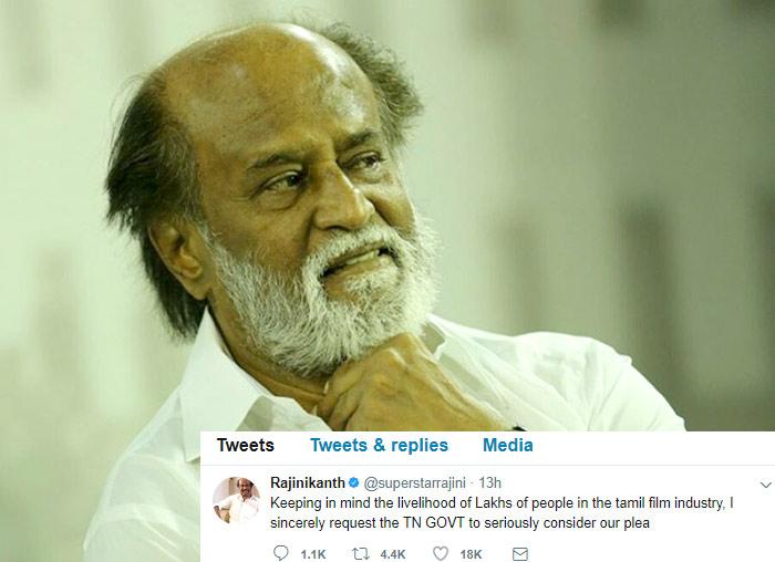 Rajinikanth opens on GST