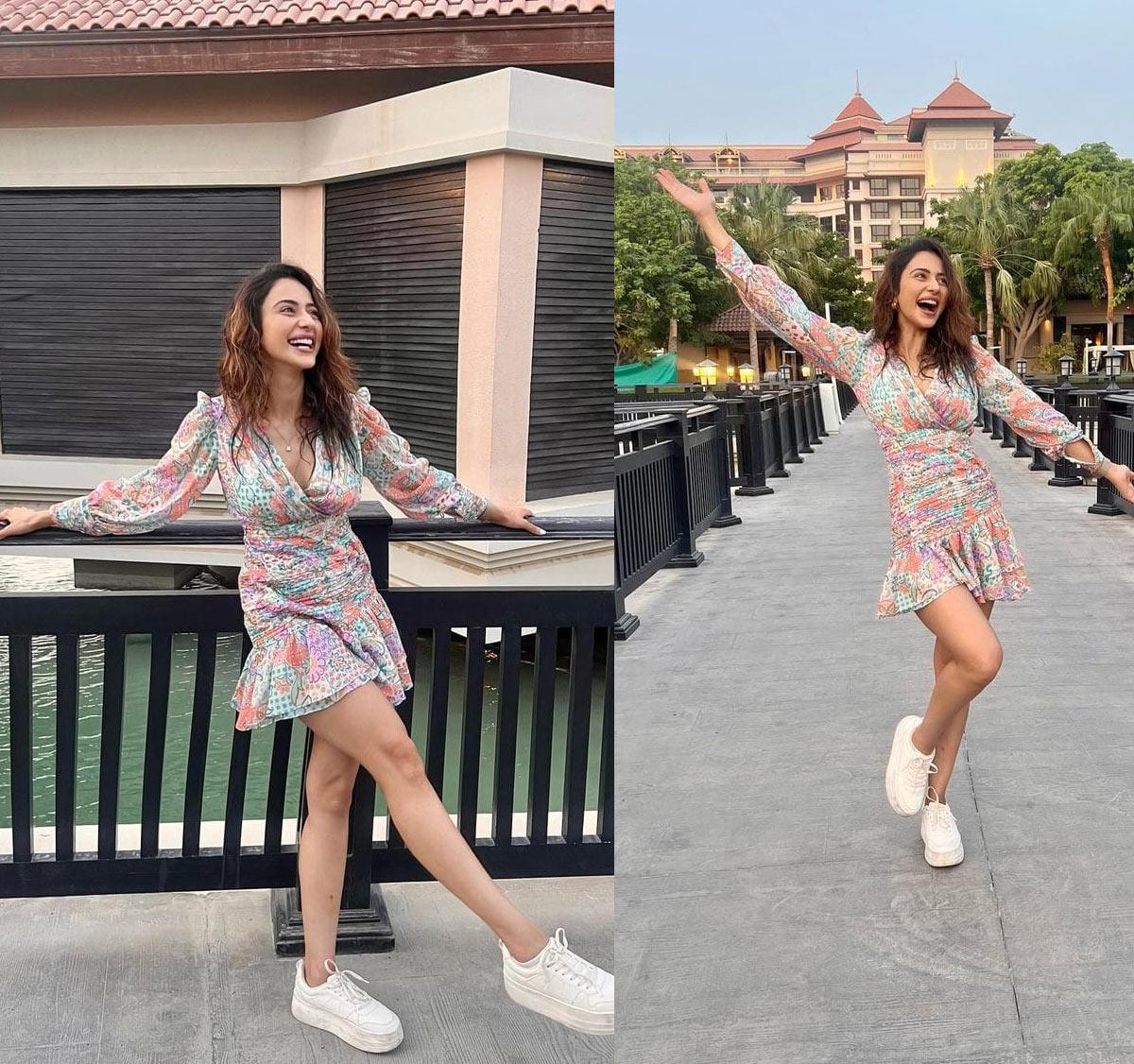 Rakul Preet Family Vacation In Dubai