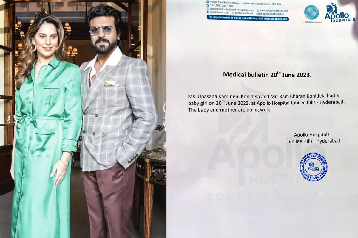 Ram Charan and Upasana Had a Baby Girl