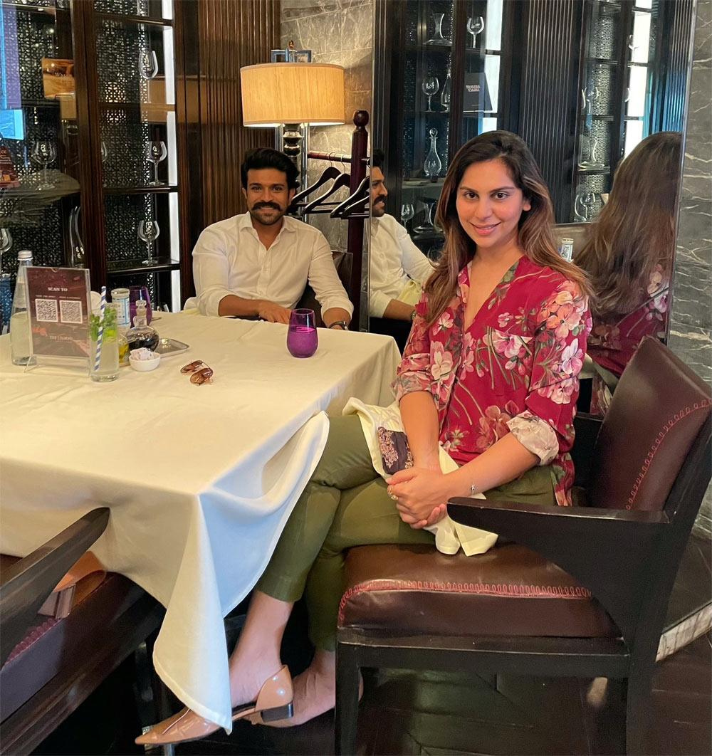 Ram Charan and Upasana lunch date