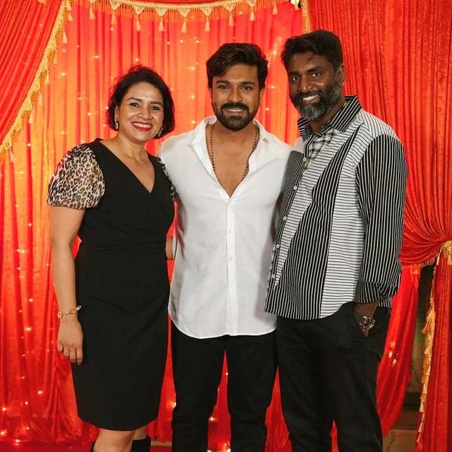 Ram Charan attends Senthil party - NTR is missing
