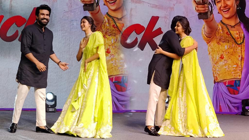 Ram Charan dances with Keerthy Suresh for Naatu Naatu step