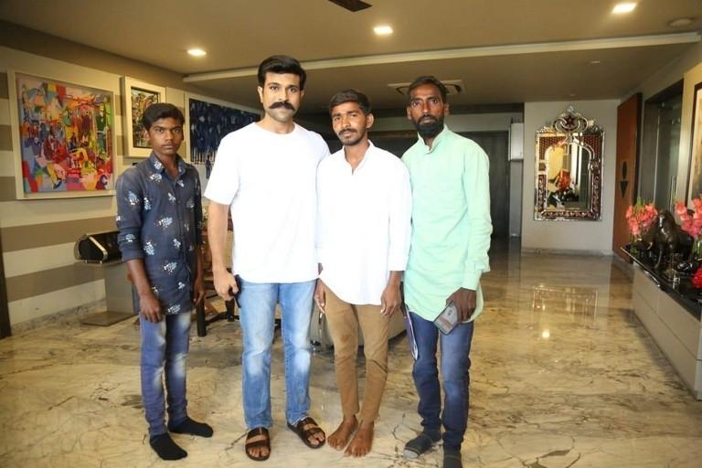 Ram Charan Meets his Fans