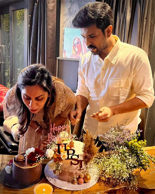 Ram Charan surprise to Upasana
