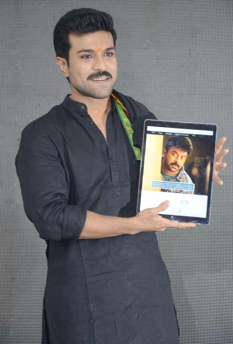 Ramcharan launched two Chiranjeevi websites 