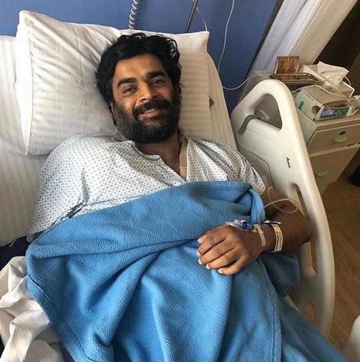 Ranganathan Madhavan undergoes shoulder surgery