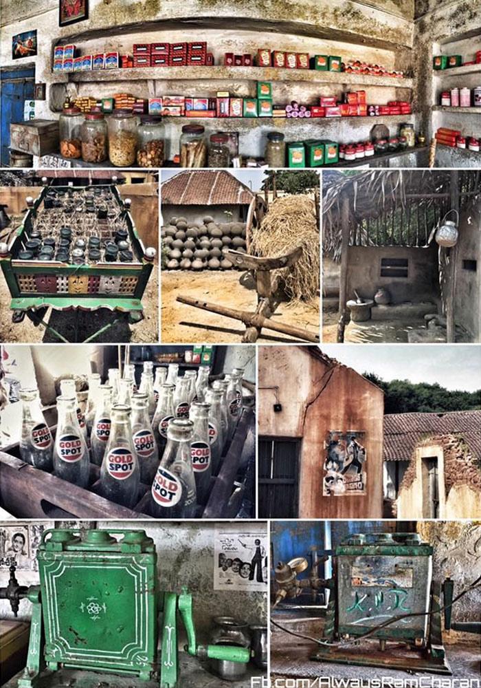 Rangasthalam Village Set Pics Rocking