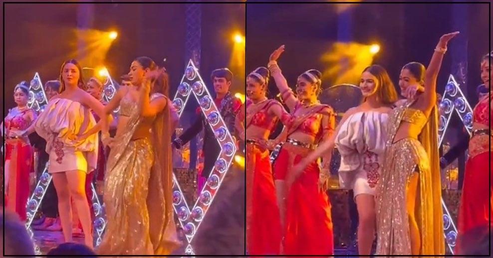 Rashmika, Alia set the stage on fire as they dance to Naatu Naatu