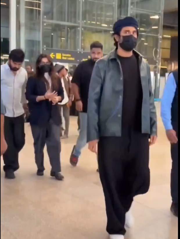 Rashmika and Vijay Vijay Devarakonda arrived in Hyderabad together