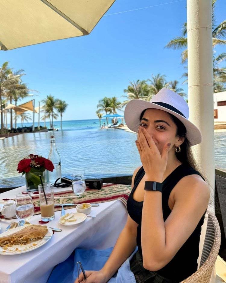 Rashmika birthday celebrations in Oman
