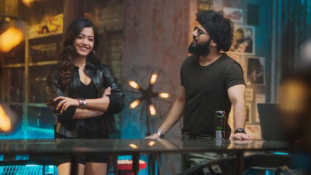 Rashmika cleverly escaped