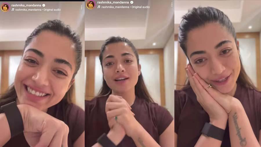 Rashmika Late-Night Shoot Positivity Video