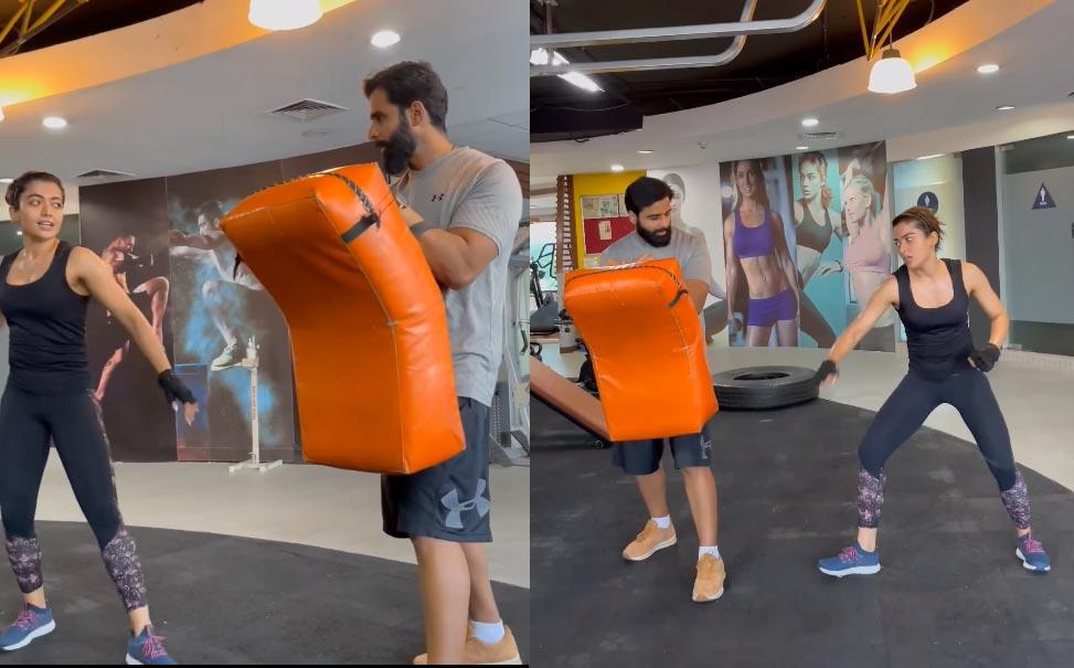 Rashmika Mandanna GYM Workout Viral Video in Social Media