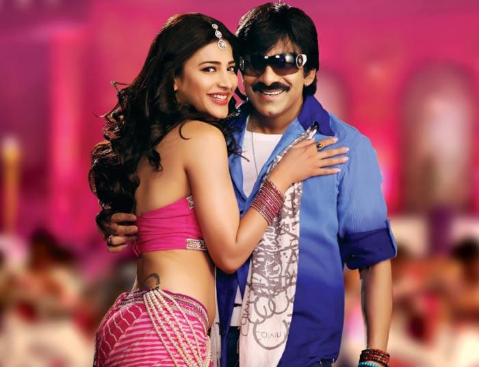 Ravi Teja Again Romance with Shruti Haasan in disco raja