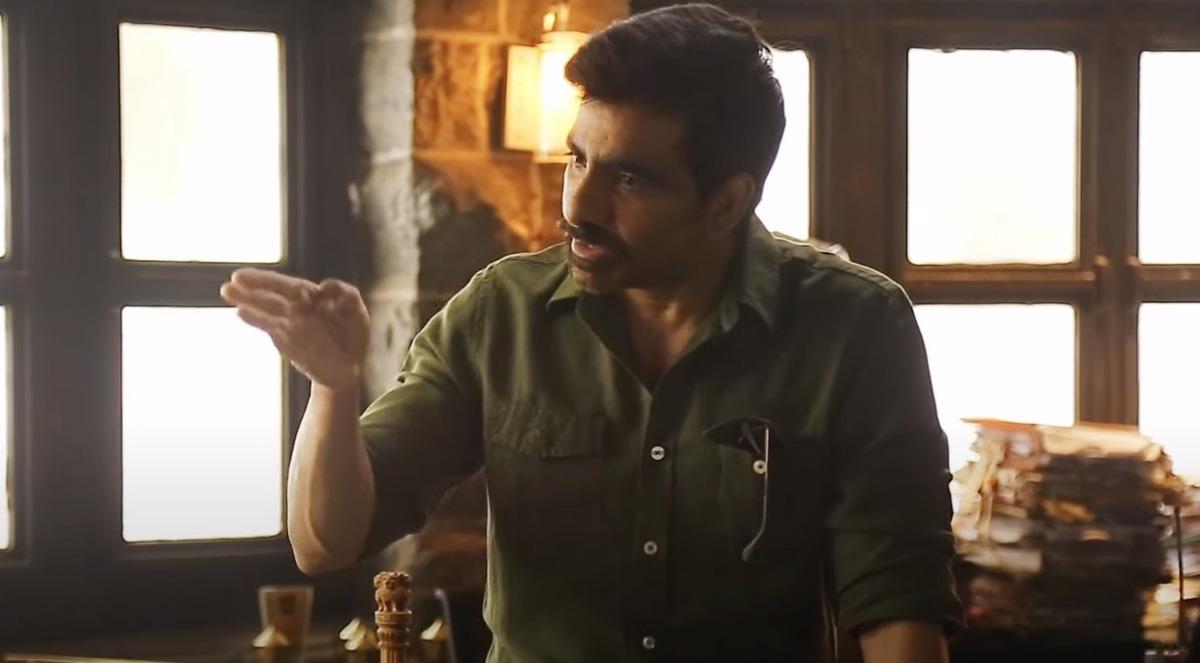 Ravi Teja in Action..