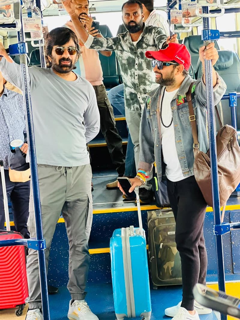 Ravi Teja Starring Tiger Nageswara Rao Promotions Starts in Mumbai