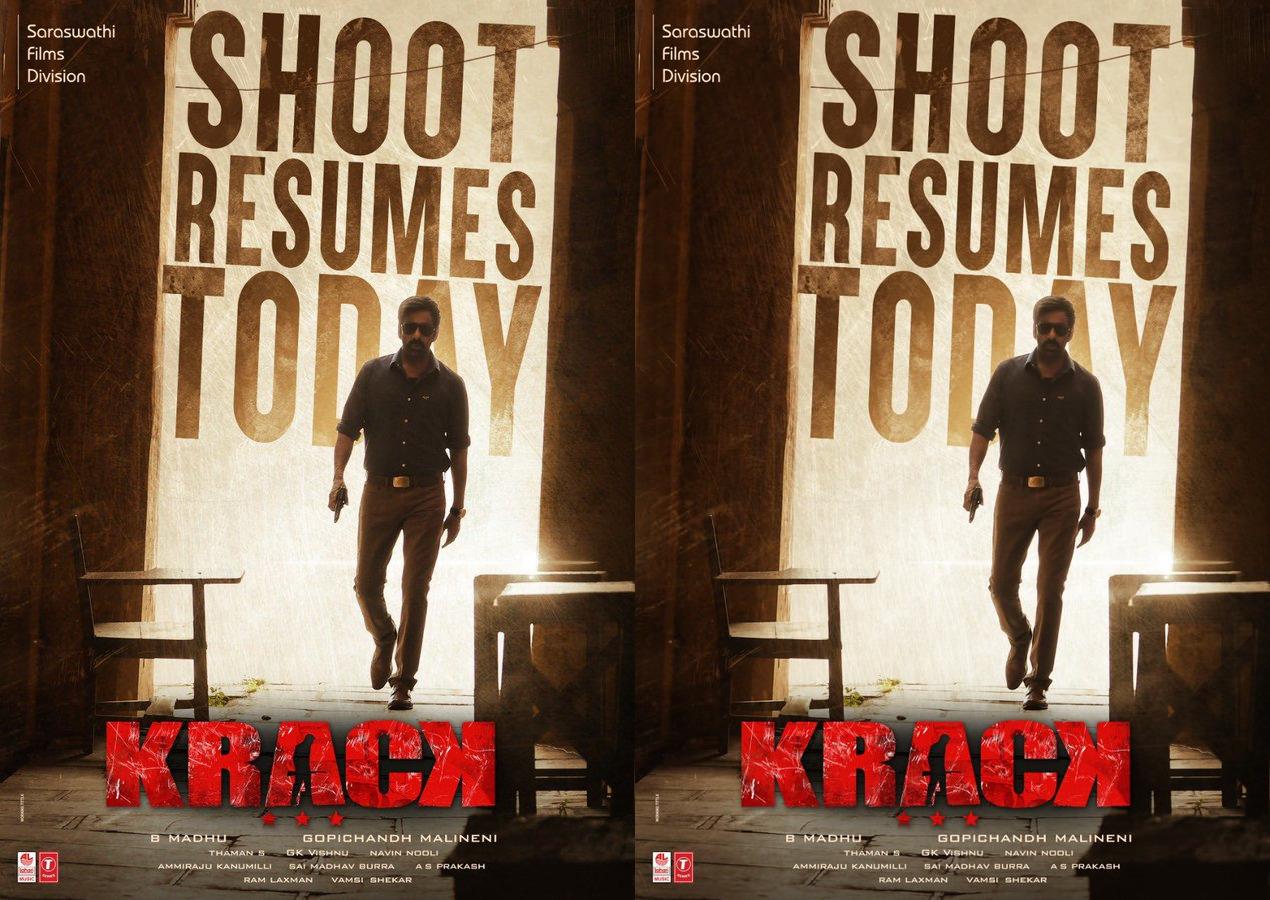 Ravija resumes Krack Shoot..