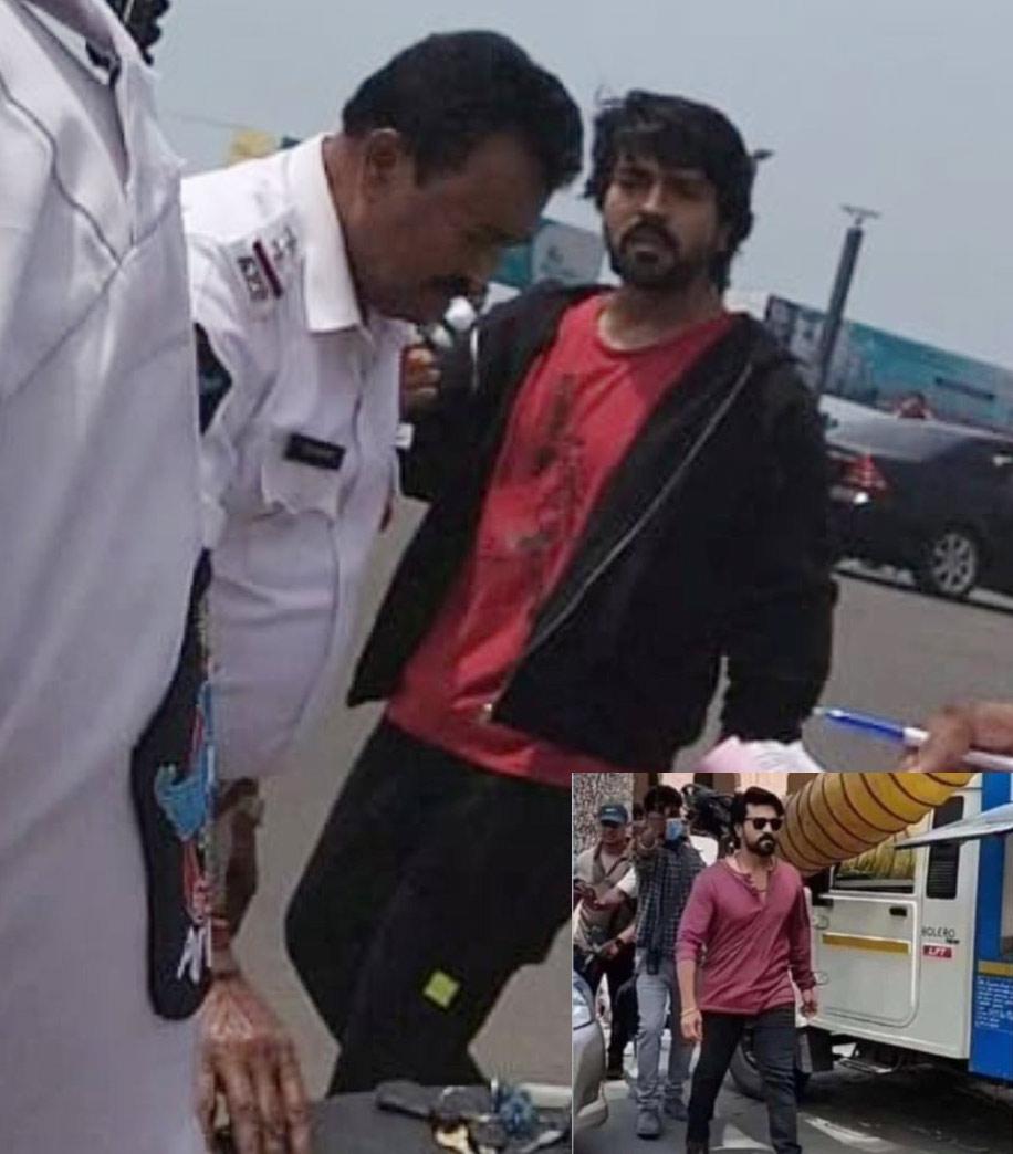 RC15: Ram Charan Powerful Look Leak