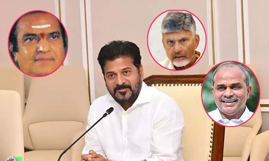 Revanth Reddy comments on NTR-CBN-YSR Brands