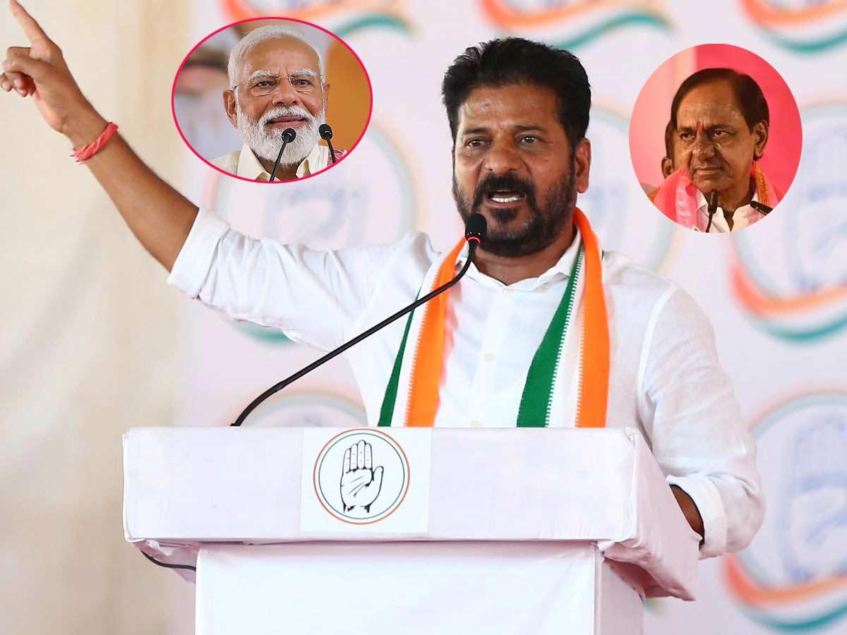 Revanth suffocated by the blows of Modi and KCR!