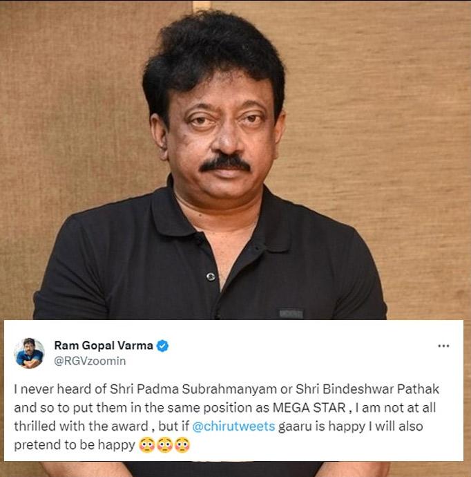 RGV Insults Padma Winners