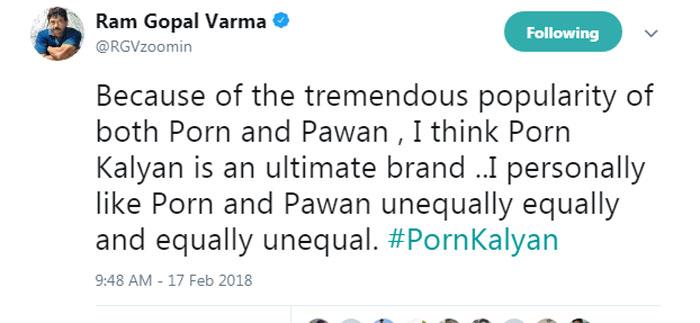 RGV Sensational Comments on Pawan Kalyan